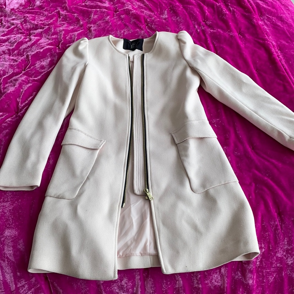 Puffer Long Sleeve Light Pink Fall Pea Coat💕